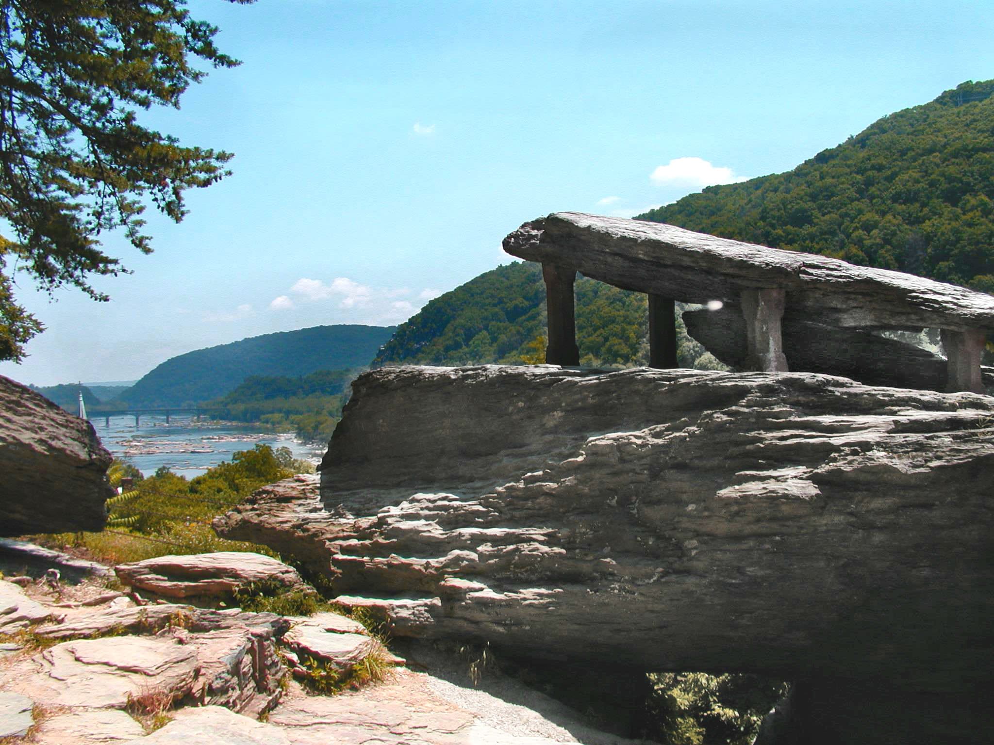 View of river from Jefferson Rock.