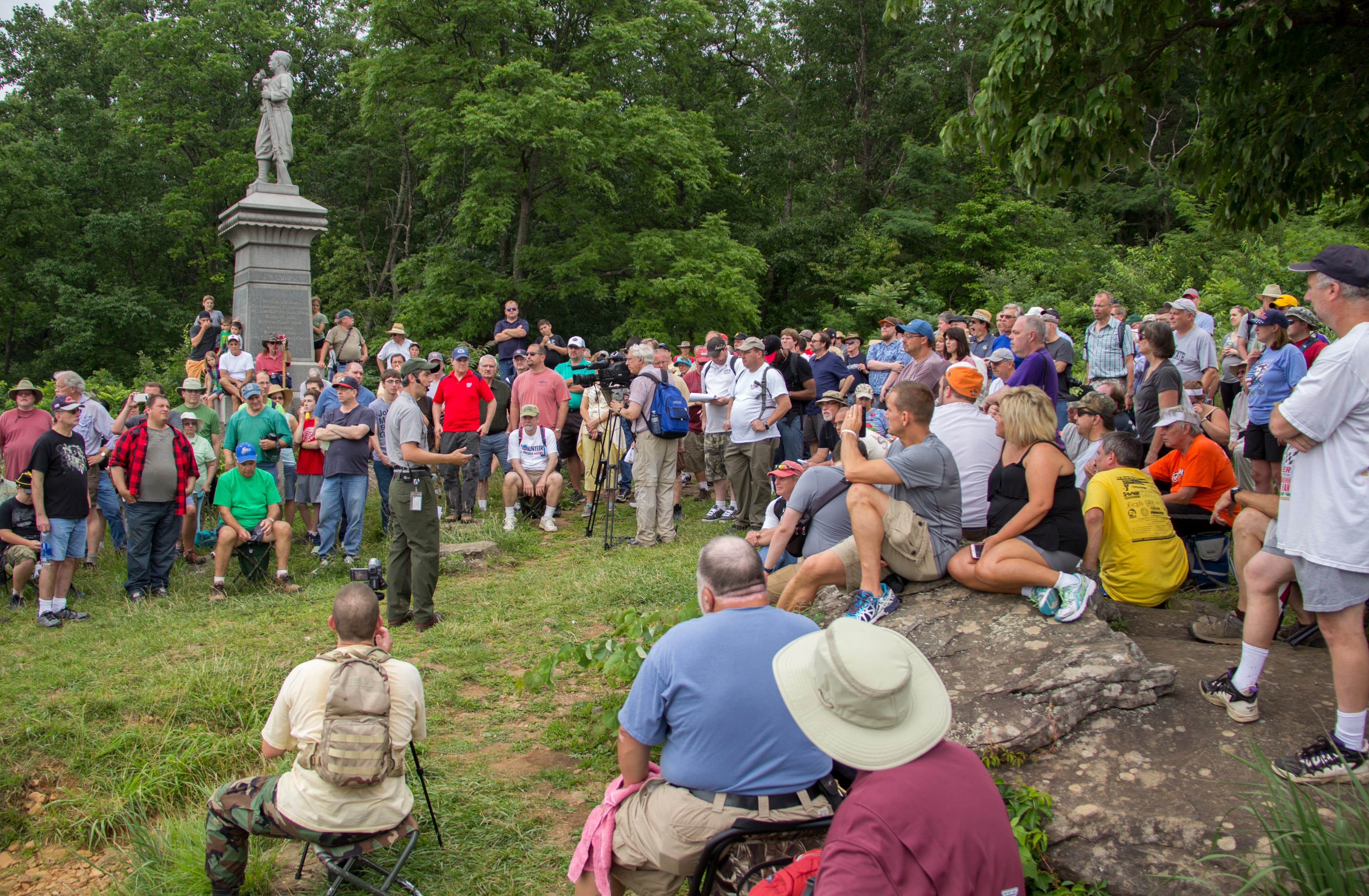 A ranger-led interpretive program
