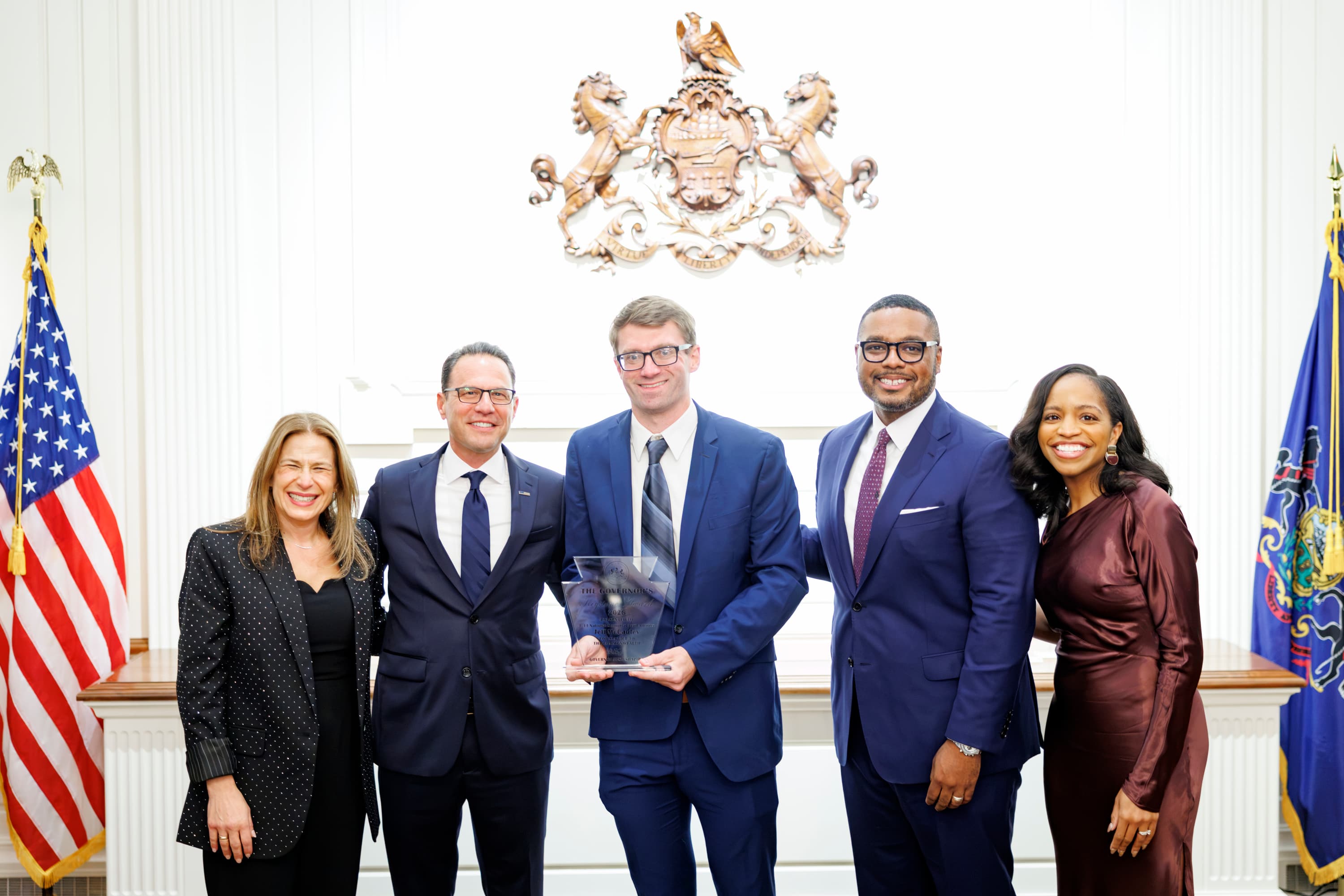 Alliance President Jeff McCauley Receives Governor’s Keystone Award