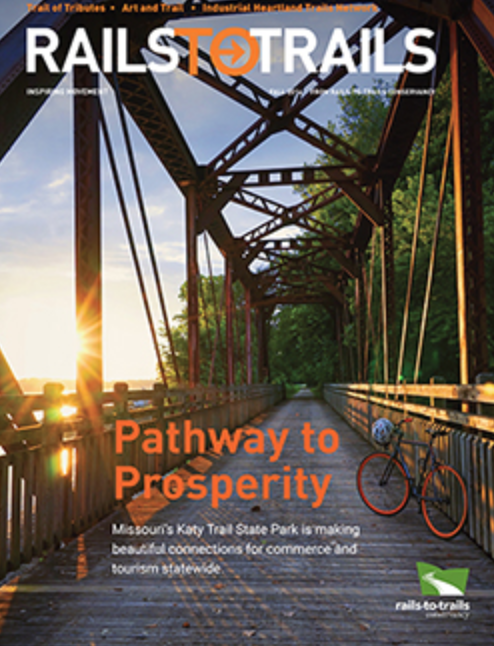 Rails to Trails magazine article about the 911 National Memorial Trail
